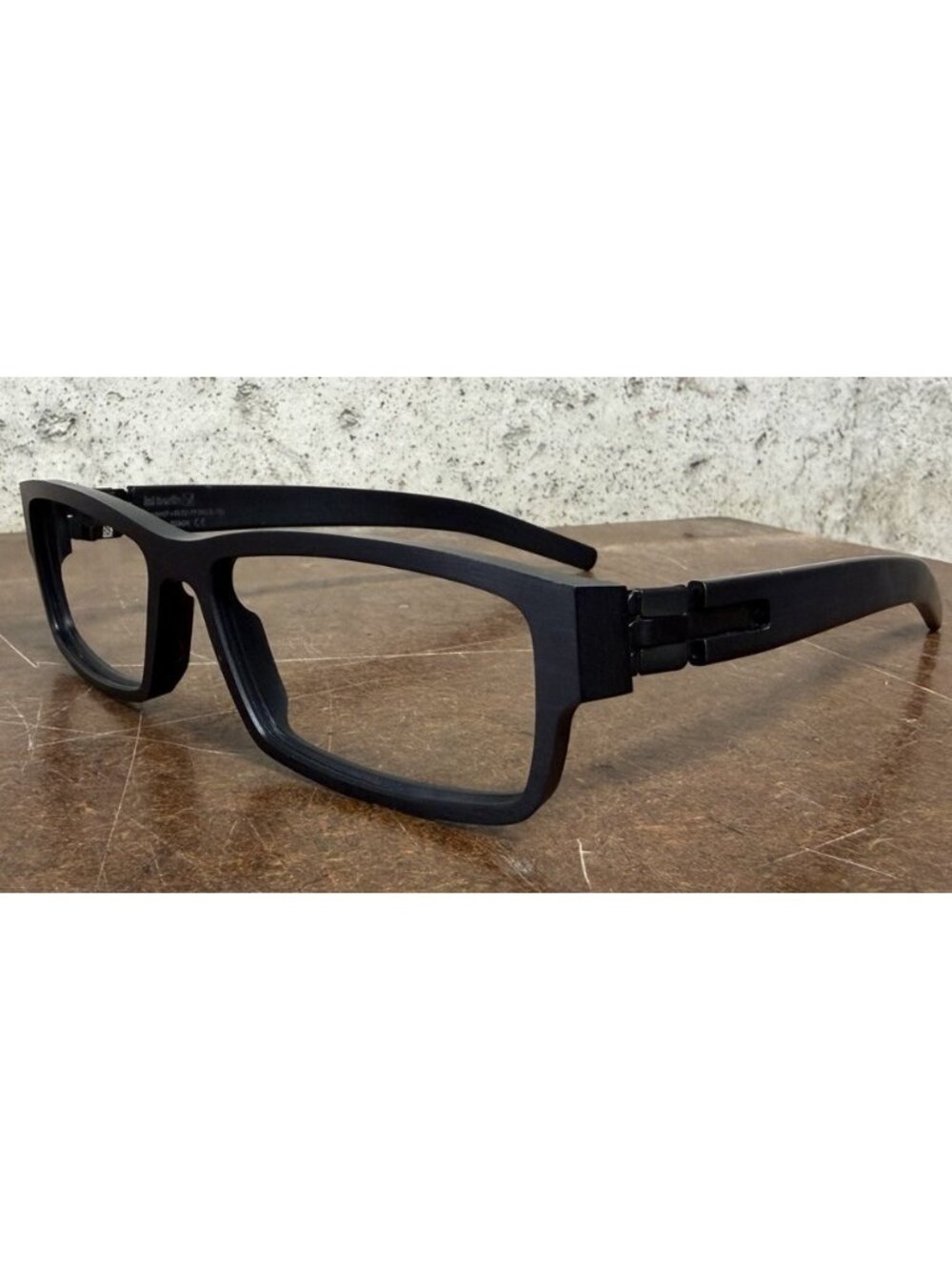 Ic! Berlin Model 62 Unter Dan Birken Eyeglasses Frames Black 53-16-145